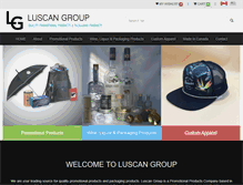 Tablet Screenshot of luscangroup.com